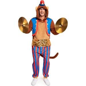 New Adult Mens XL Clapping Monkey Halloween Costume